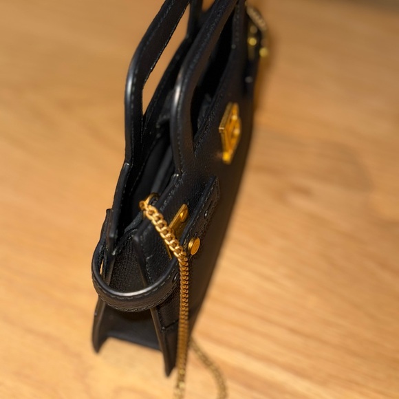 Balmain Small B-Buzz Grained Leather Top Handle Bag - Picture 4 of 6